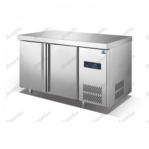 Design de lux bucătărie subterană congelator congelator masă de lucru suitalbe pentru 400 * 600mm tigăi de copt